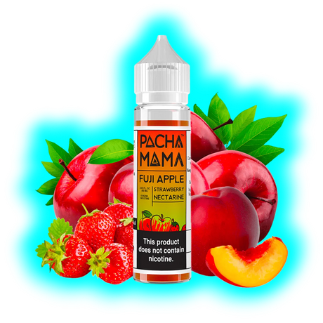 Charlies Chalk Dust Pacha Mama Fuji Apple Strawberry Nectarine 50ml Shortfill
