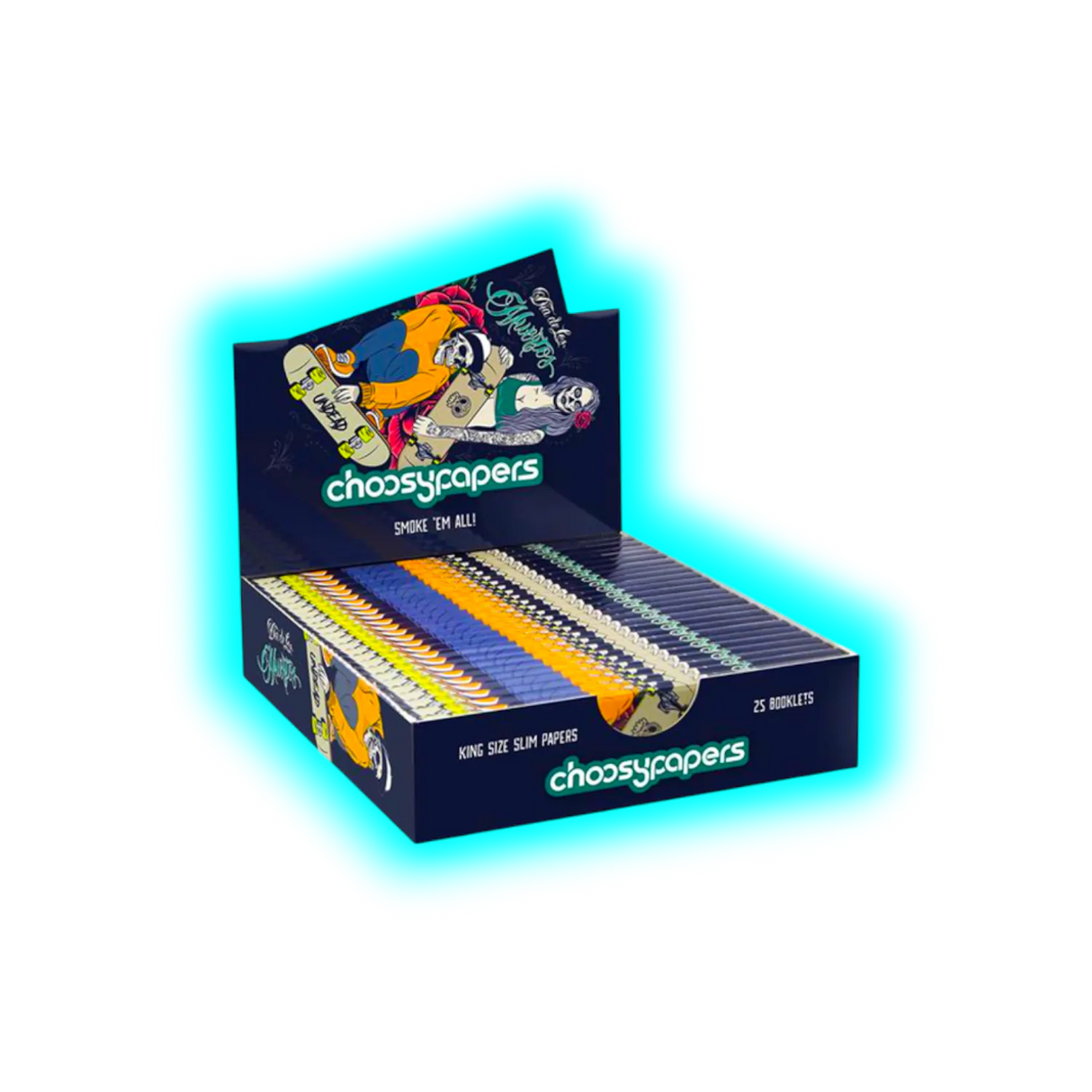 Choosypapers King Size Slim Dias De Los Muertos Box 25pcs