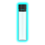 Chubby Gorilla Spiral Tube with Liner and Tamper Evident Clear Black 95mm