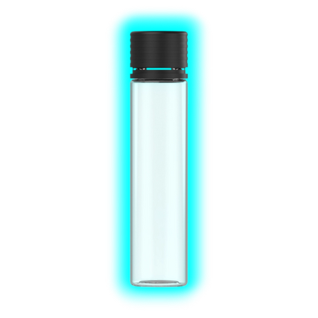 Chubby Gorilla Spiral Tube with Liner and Tamper Evident Clear Black 95mm