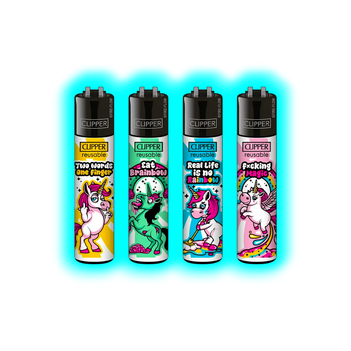 Clipper 4er Unicorn Slogan 144-147