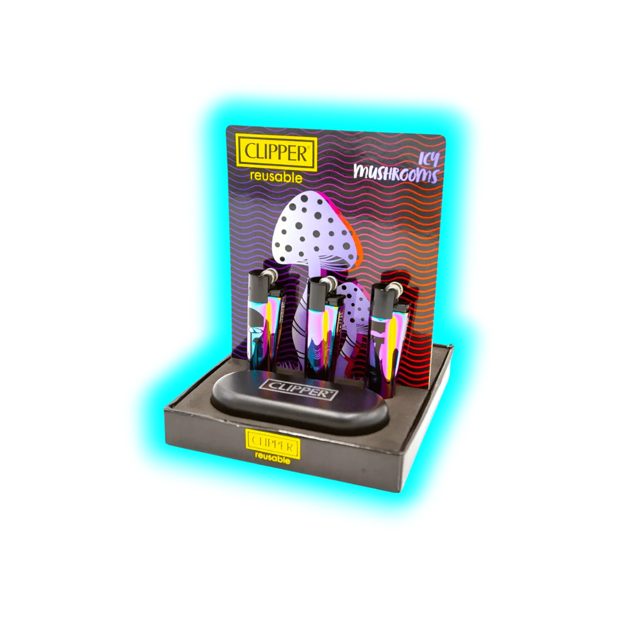 Clipper Metal Icy Mushrooms Assort