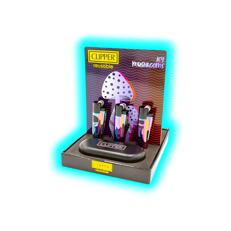 Clipper Metal Icy Mushrooms Assort