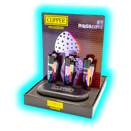 Clipper Metal Icy Mushrooms Assort