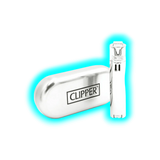 Clipper Metal Silver JET Flame