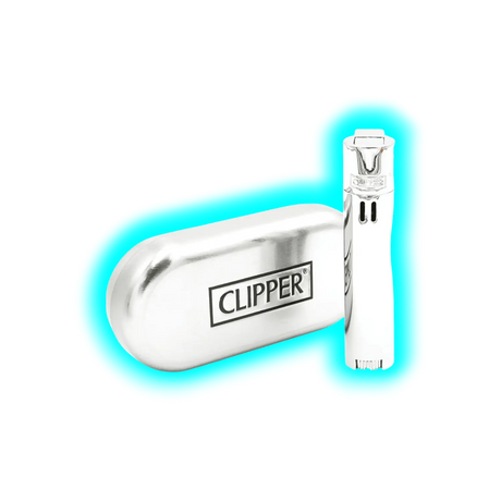 Clipper Metal Silver JET Flame