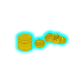 CNC Grinder Gold 4-Teilig Klein