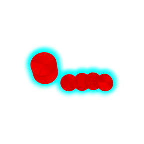 CNC Grinder Red 4 Parts