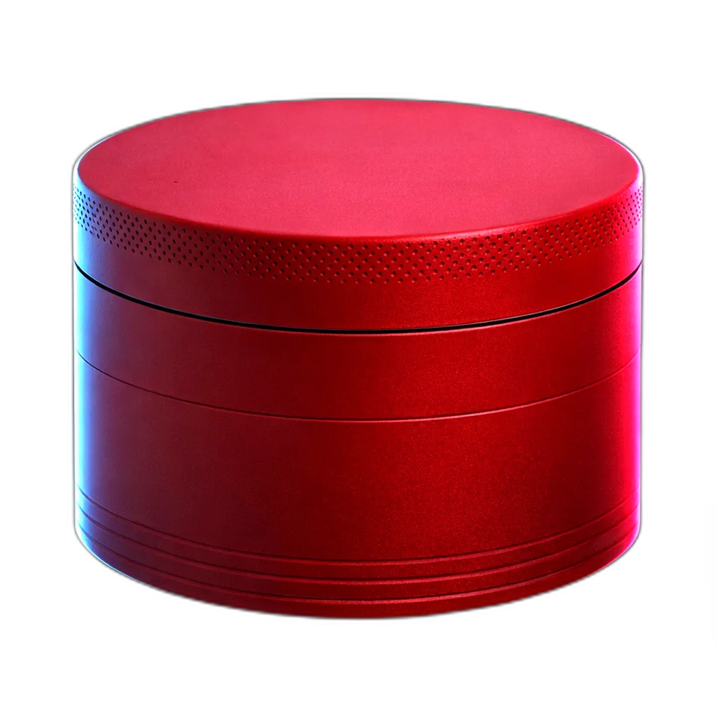 CNC Grinder Red Matt 4 Parts 62mm