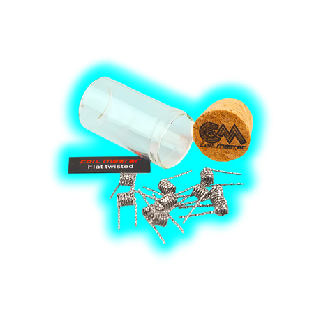Coil Master Coils Flat Twisted, 0.2mm x 0.8mm x 2, 0.36±0.05 10Stk