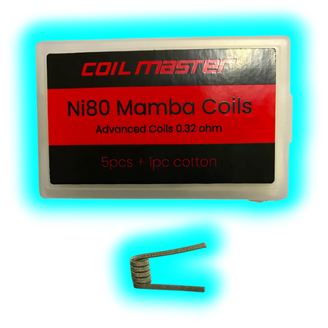 Coil Master Ni80 Mamba Coils 5stk 0.32 Ohm