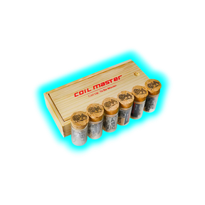 Coil Master Wooden Box Coils Flat Twisted, 0.2mm x 0.8mm x 2, 0.36±0.05