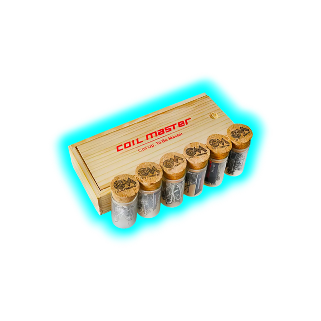 Coil Master Wooden Box Coils Fused Clapton 28ga x 2 + 32ga, 0.45