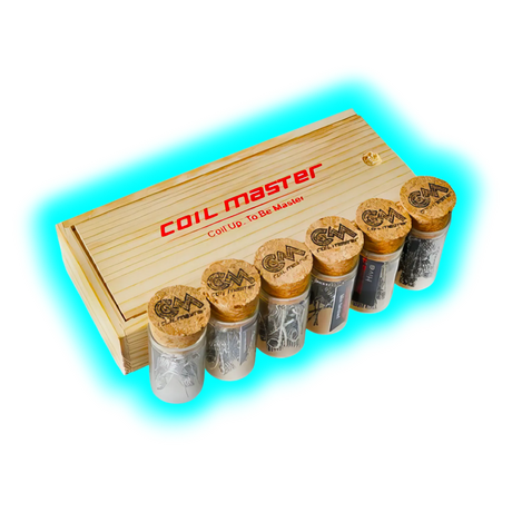 Coil Master Wooden Box Coils Fused Clapton 28ga x 2 + 32ga, 0.45