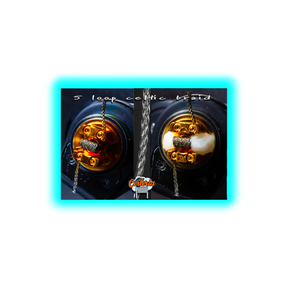 Coileria 5 Loop Celtic Braid Edelstahl Coils 0.4Ohm