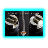 Coileria 7 Loop Celtic Braid Edelstahl Coils 0.32Ohm