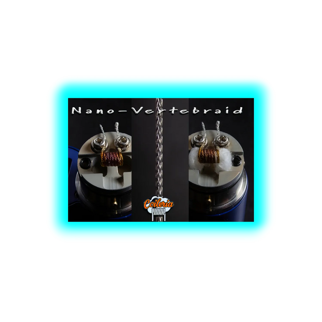 Coileria Nano Verte-Braid MTL, Edelstahl 0.98Ohm