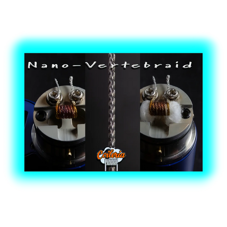 Coileria Nano Verte-Braid MTL, Edelstahl 0.98Ohm