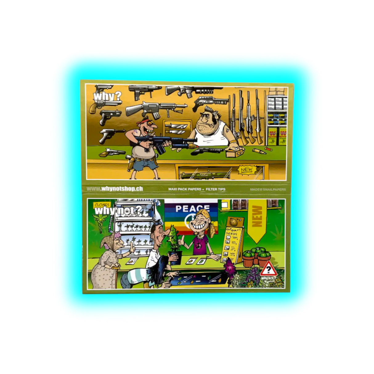 Collectorspack Why Not Rolling Paper by Ivan Art - Weapons Paper 4pcs