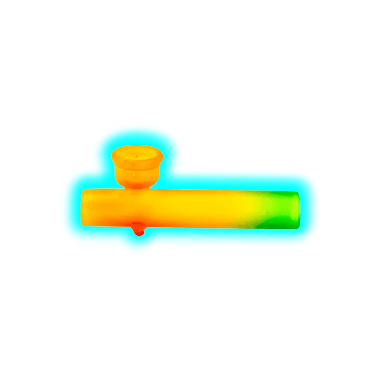 Coloured Glass Pipe Rasta 10cm