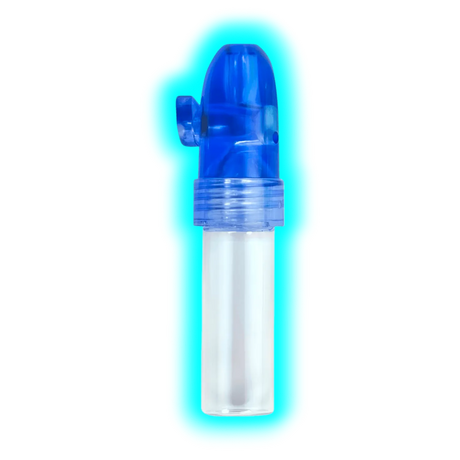 Coloured SNS Clear Bottle Large Blue