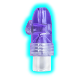 Coloured SNS Clear Bottle Mini Purple