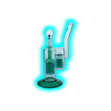Concentrate Oil Bubbler mit eingebautem grünen 10-Arm & 8-Arm Perkolator