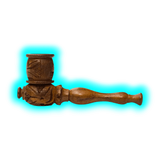 Curved Wooden Shotgun Pipe 11.5cm
