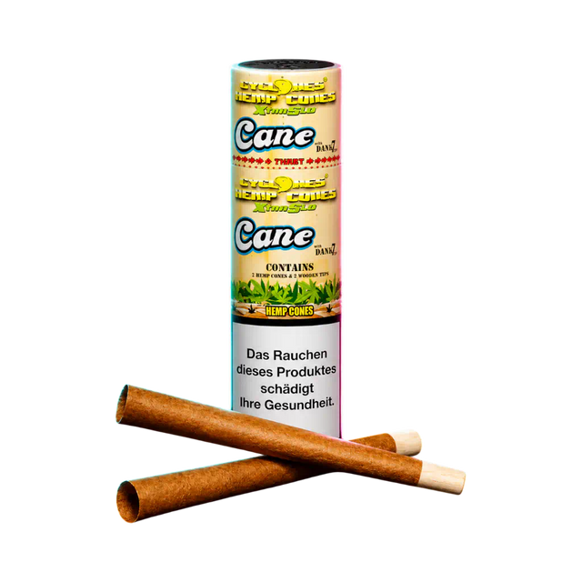 Cyclones Hemp Cane X-tra Slo 2 in 1 Tube Holzfilter