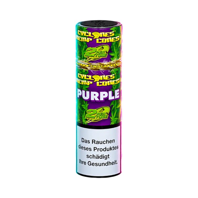 Cyclones Hemp Purple 2 in 1 Tube