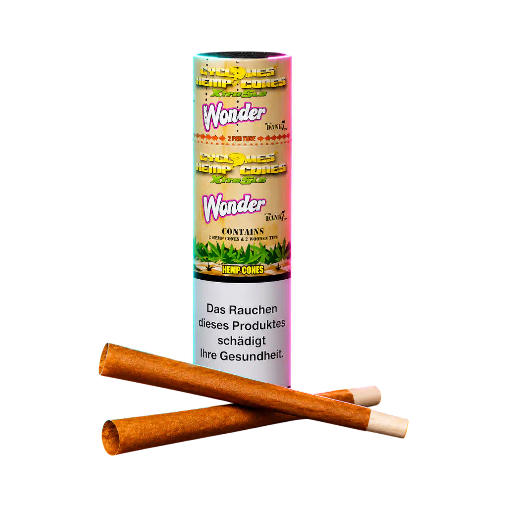Cyclones Hemp Wonder X-tra Slo 2 in 1 Tube Holzfilter