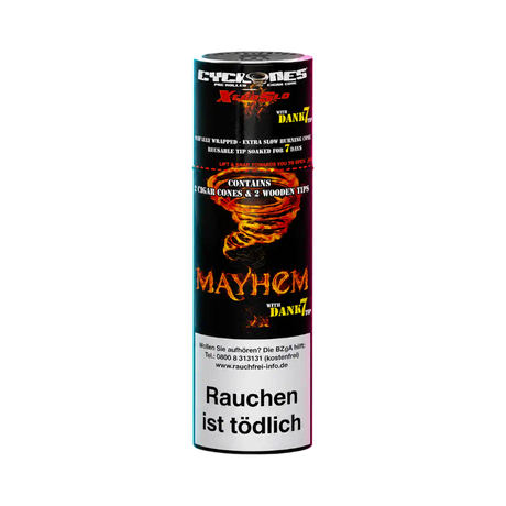 Cyclones Mayhem X-tra Slo 2 in 1 Tube Holzfilter