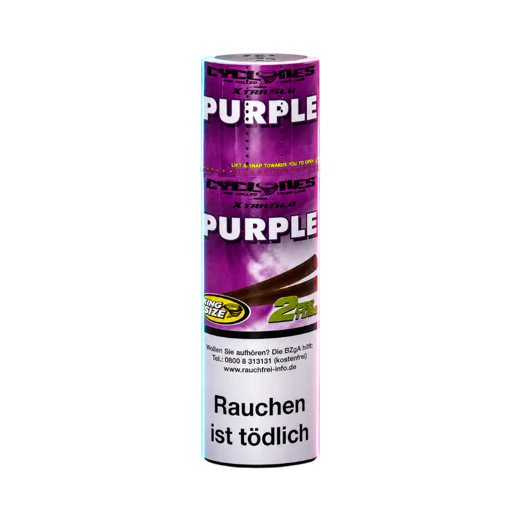Cyclones Purple 2 in 1 Tube
