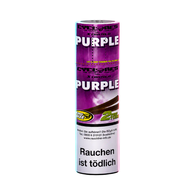 Cyclones Purple 2 in 1 Tube