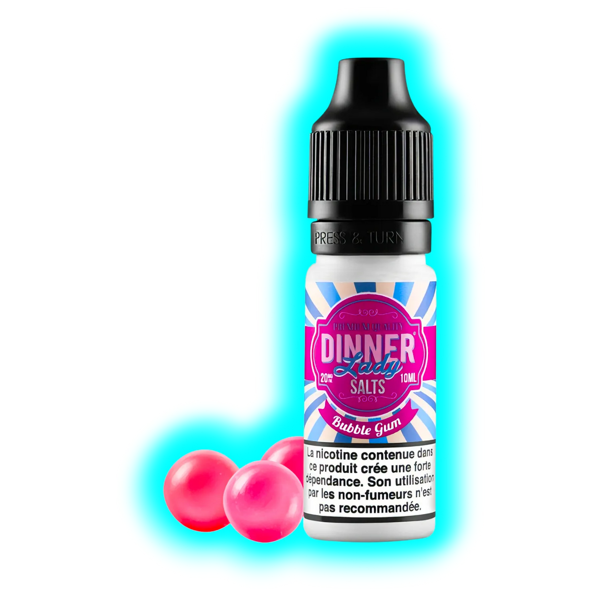 Dinner Lady Bubble Gum Nic Salt 10ml 10mg/ml