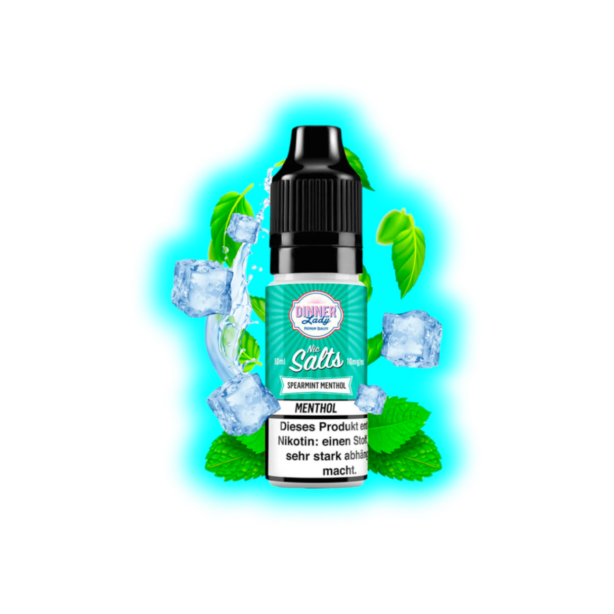 Dinner Lady Spearmint Menthol Nic Salt 10ml 10mg/ml