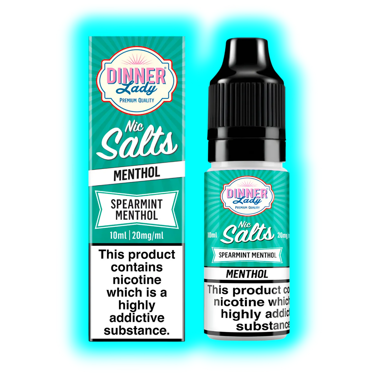 Dinner Lady Spearmint Menthol Nic Salt 10ml 20mg/ml