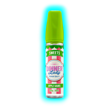 Dinner Lady Sweets Apple Sours 50/60ml Shortfill