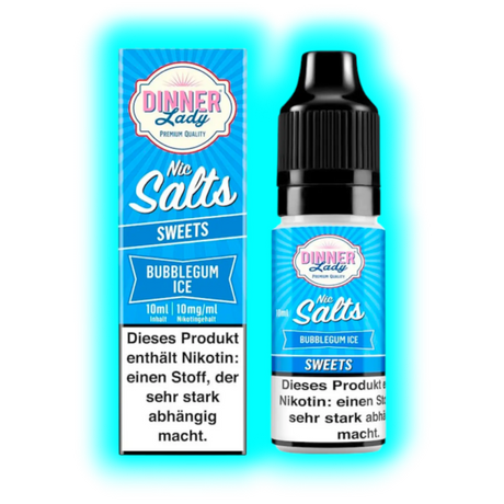 Dinner Lady Sweets Bubblegum Nic Salt 10ml 10mg/ml