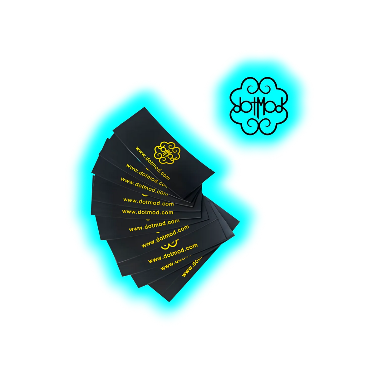 dotMod Akku Wrap Schwarz/Gold 18650 1Stk.