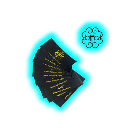 dotMod Akku Wrap Schwarz/Gold 18650 1Stk.