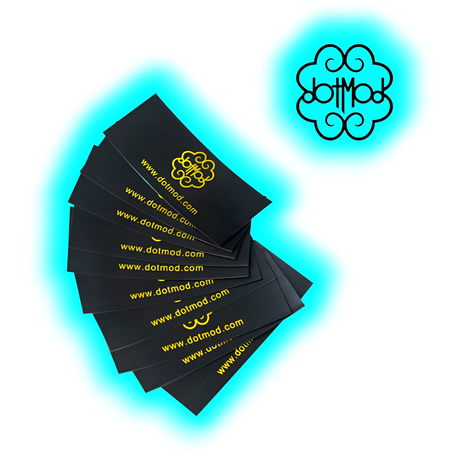 dotMod Akku Wrap Schwarz/Gold 18650 1Stk.