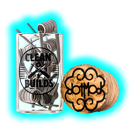 DotMod Clean Build Fused Clapton 0.12Ohm Handgefertige Coils Nr. 9