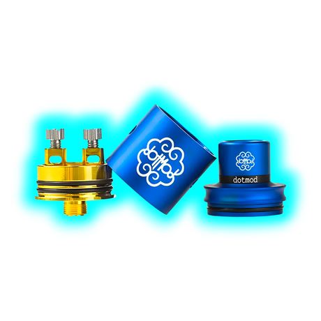 DotMod Petri V2 RDA Tank inkl. Conversion Cap Royal Blue