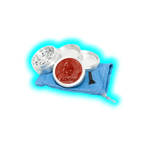 Dragon Grinder 4-teilig Leather Silver 55mm