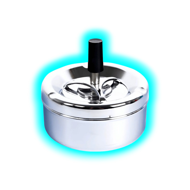 Drehaschenbecher Chrome glanz 11 cm