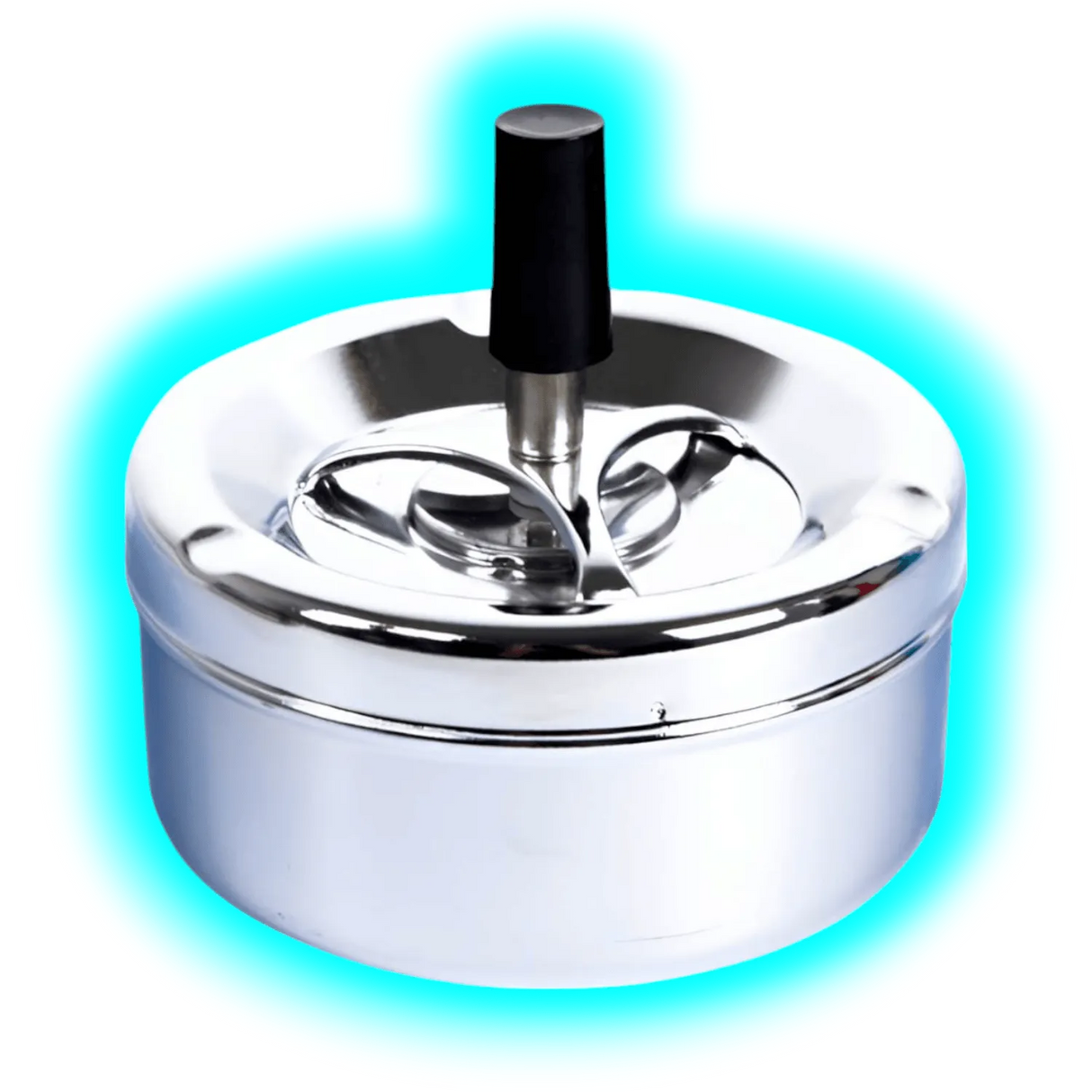 Drehaschenbecher Chrome glanz 11 cm