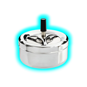 Drehaschenbecher Chrome Large 13.5 cm