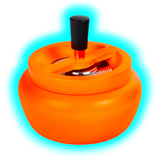 Drehaschenbecher Neon Orange 13cm