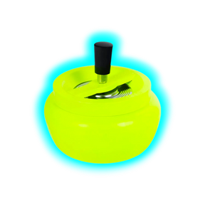 Drehaschenbecher Neon Yellow 13cm